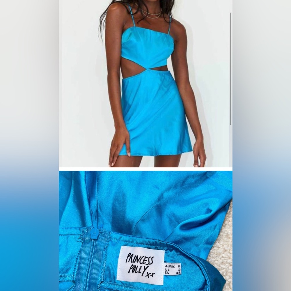 Princess Polly Audrey Mini Dress | Blue 💙